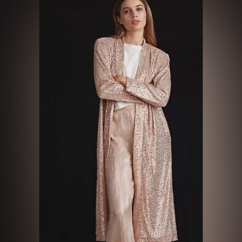 cardigan color chanpan dorado beachwear brand size S